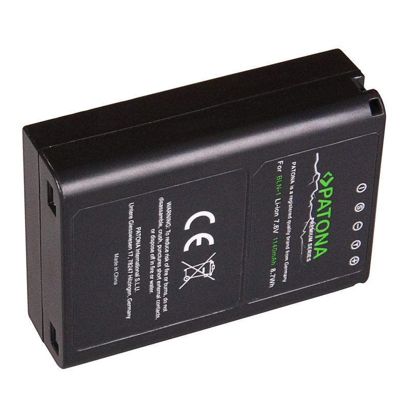 Patona-Premium-Acumulator-Replace-Li-Ion-pentru-Olympus-PS-BLN-1-1140mAh-7.6V