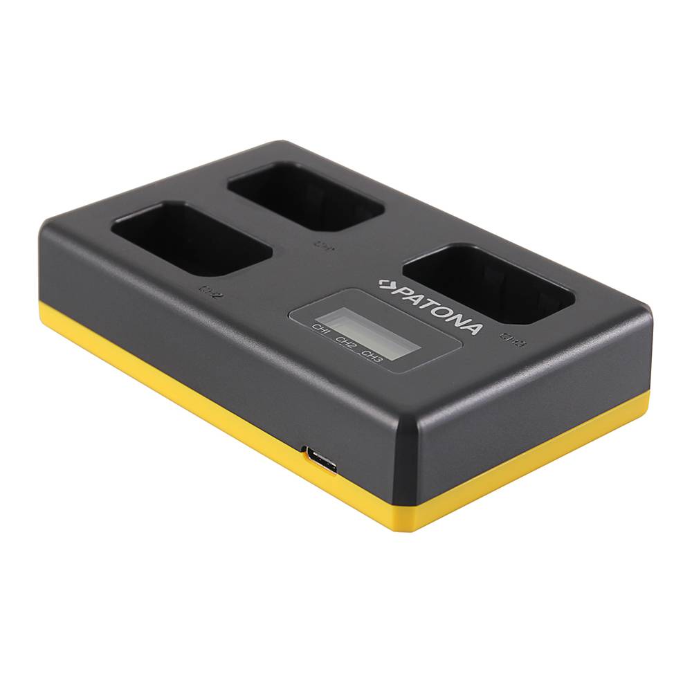 Patona Incarcator Triplu USB pentru Sony NP-FW50 cu Cablu tip C 8.4V