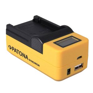 Patona Incarcator USB cu LCD pentru Canon BP-915/BP-945 cu Adaptor Auto