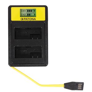 Patona Incarcator Smart USB Dual cu LCD pentru Canon LP-E8