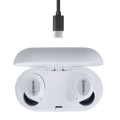 Boya BY-AP1-W Casti In Ear Wireless Alb