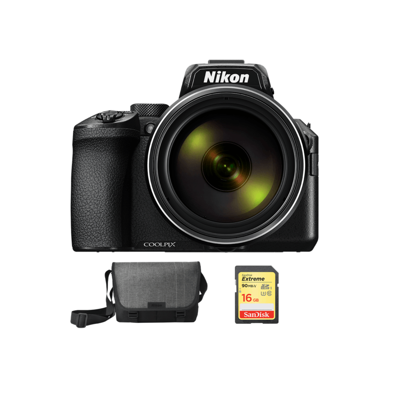 Nikon Coolpix P950 + Geanta + SD Card Negru