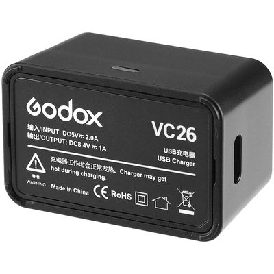 Godox VC26 Incarcator USB pentru Baterie Blit V1/V860III