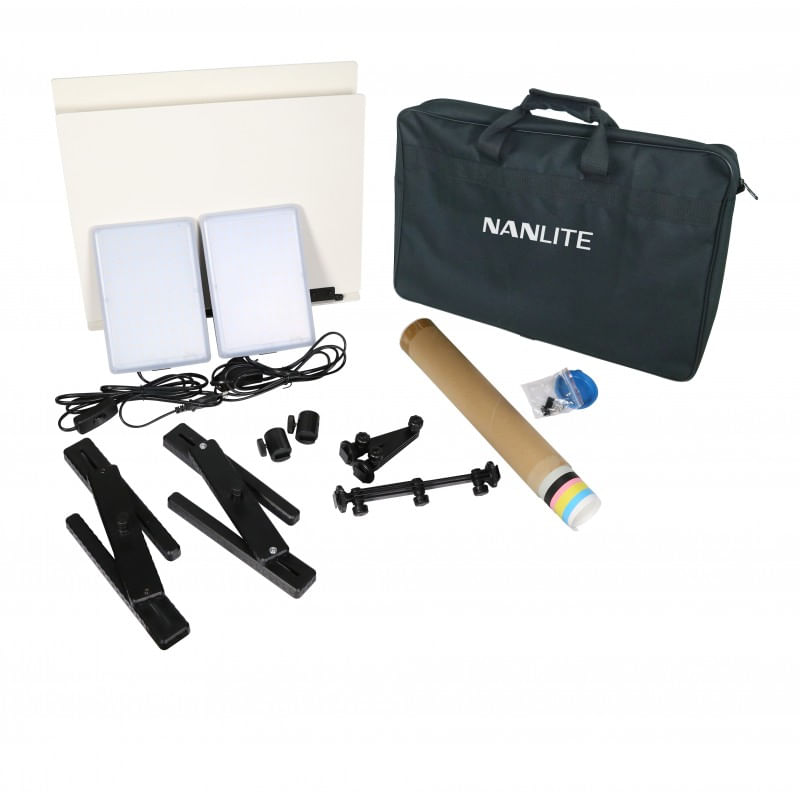 Nanlite-Compac-20-Kit-2-Lampi-LED-Slim-Soft-Light-pentru-Studio-2