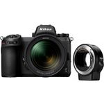 Nikon Z 7II Aparat Foto Mirrorless 45.7MP Kit cu Obiectiv 24-70mm F4 si Adaptor FTZ