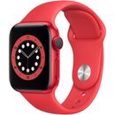 Apple Watch S6 GPS + Cellular 40mm Red Aluminium Case Red Sport Band