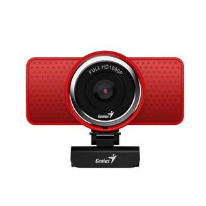 Genius ECam 8000 Camera Web SenzorFull HD Rezolutie Video 1920x1080 Rosu