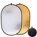 Fancier blenda 2in1, Gold/Silver, 102x153cm