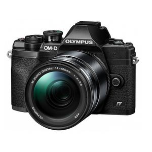 Olympus OM-D E-M10 Mark IV Kit cu Obiectiv 14‑150mm F4‑5.6 II Black