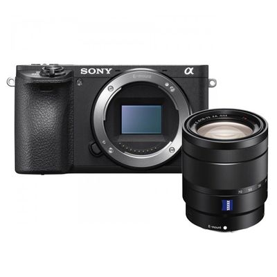 Resigilat: Sony A6500 Aparat Foto Mirrorless 24MP APSC 4K Negru Kit cu Obiectiv Carl Zeiss Vario-Tessar T* E 16-70mm F/4 Negru - RS125030747-2