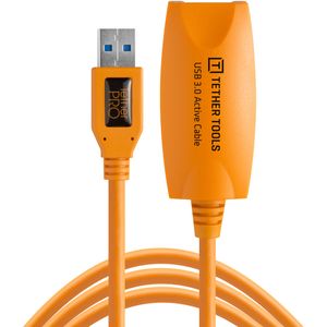 Tether Tools TetherPro Cablu de Extensie Activ USB 3.0 5m Orange