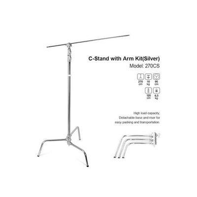 Godox 270CS Kit Stativ C-Stand cu Brat si Baza Detasabila