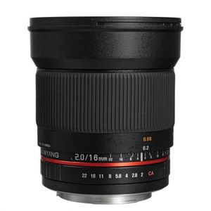 Resigilat: Samyang 16mm f/2 - montura Sony A - RS125005953