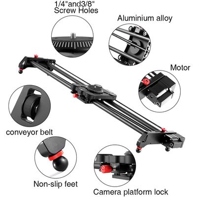 GVM GR-80QD Slider Profesionist Motorizat din Fibra de Carbon