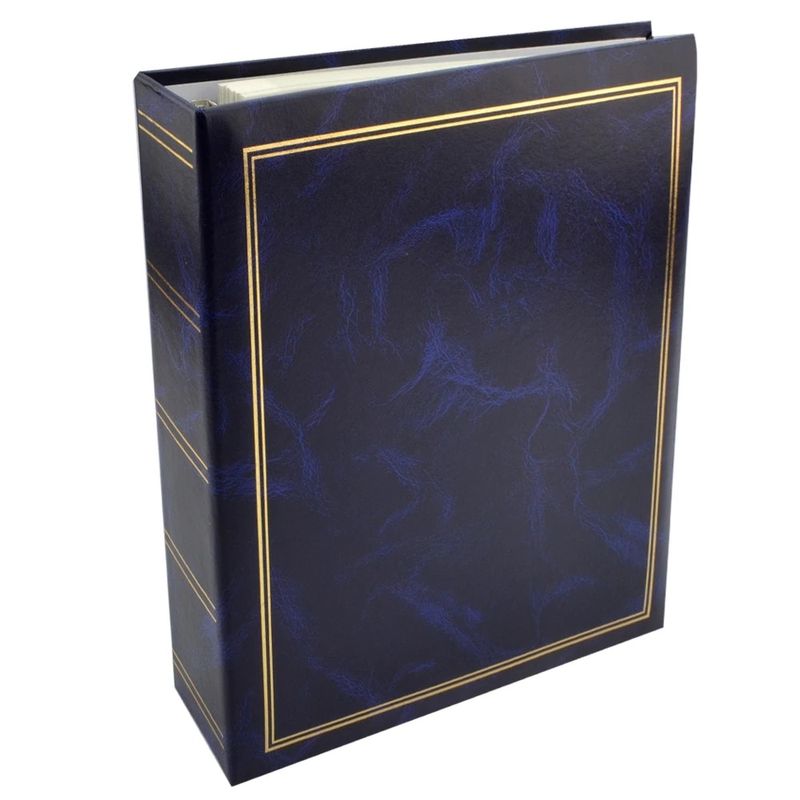 Album-Foto-Clasic-cu-50-File-Autoadezive-23x28-cm-Albastru