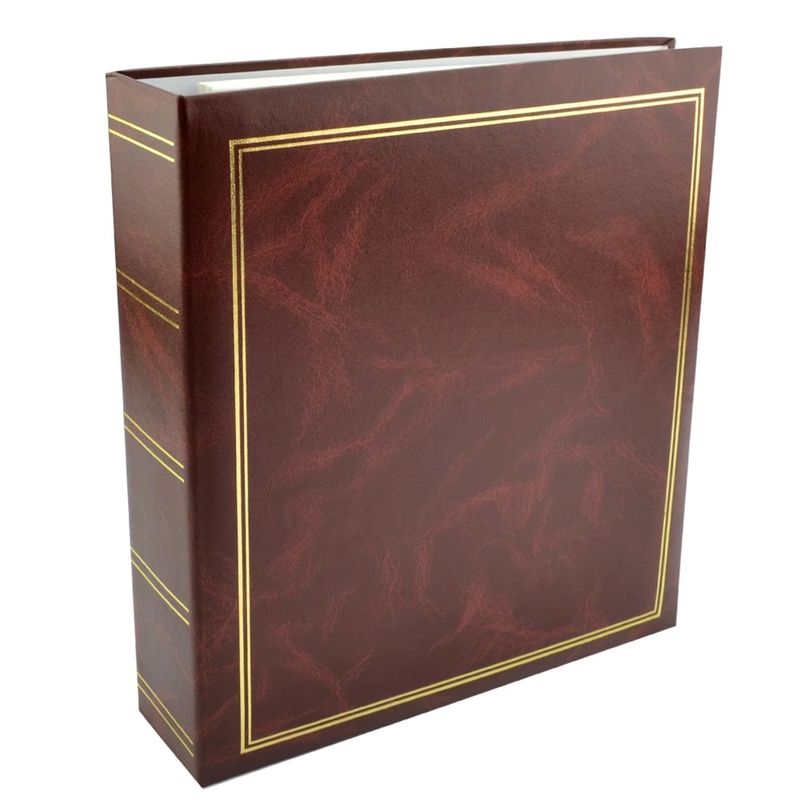 Album-Foto-Clasic-cu-50-File-Autoadezive-23x28-cm-Visiniu