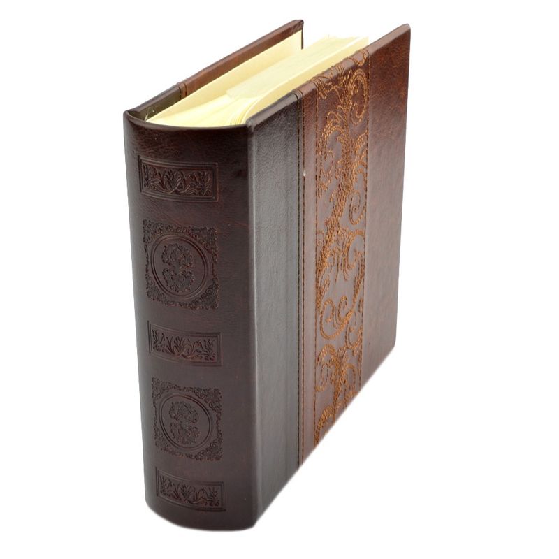 AlbumFotoDecorcuInsertieBroderie100Fotografii10x15MaroInchis