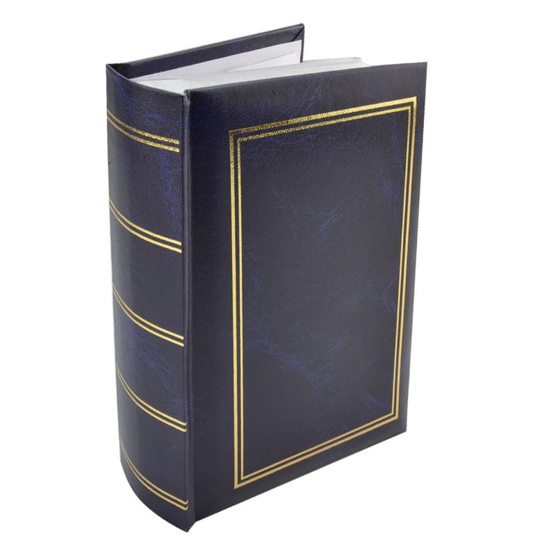 AlbumFotoClasicPieleEcologica100Fotografii10x15Albastru