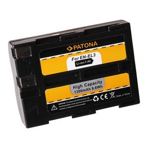 Patona Acumulator Replace Li-Ion pentru Nikon EN-EL3 1300 mAh 7.4V