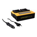 Patona Incarcator Dual cu LCD si USB pentru Sony BPU30/60/90
