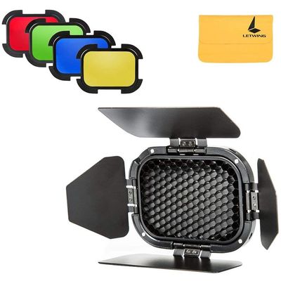 Godox - Kit honeycomb + 4 filtre (rosu, galben, albastru, verde) pentru AD200