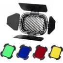 Godox - Kit honeycomb + 4 filtre (rosu, galben, albastru, verde) pentru AD200