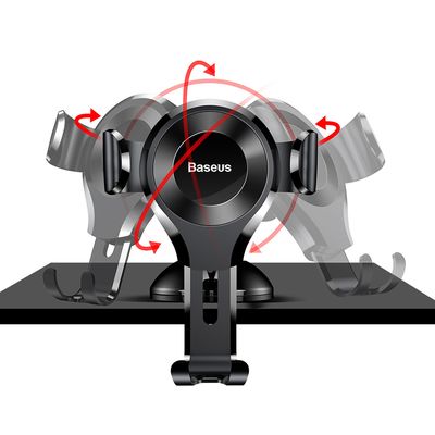 Baseus Suport Auto Osculum Type Gravity Black (cu ventuza)