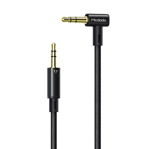 Mcdodo Cablu Audio Diamond Series Right Angle Jack 3.5mm Black