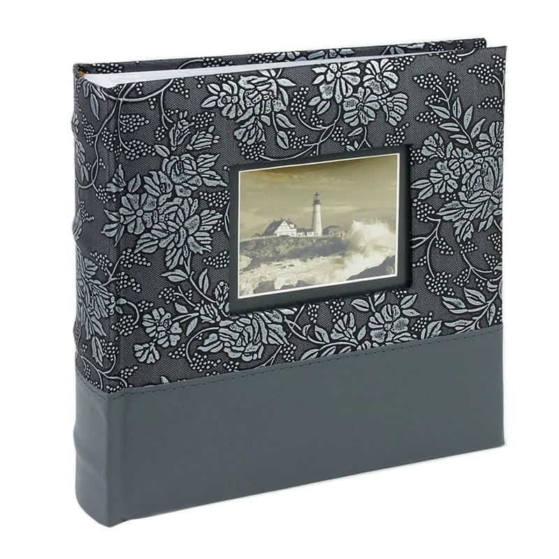 AlbumFotoSmartPersonalizabil300Foto10x15cmSlipinNotesGri