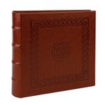 AlbumFotoDecorFinley200Poze10x15SpatiuNotitePieleEcologicaMaro