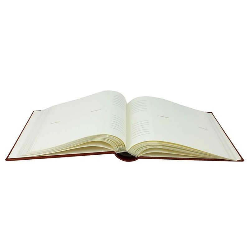 AlbumFotoDecorFinley200Poze10x15SpatiuNotitePieleEcologicaMaro