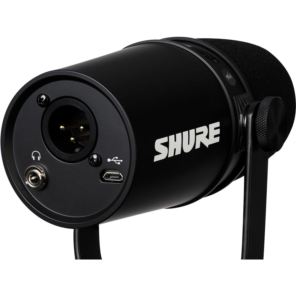 Shure MV7 Microfon Podcast Negru - F64.ro - F64.ro