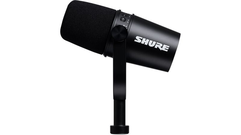 Shure MV7 Microfon Podcast Negru - F64.ro - F64.ro