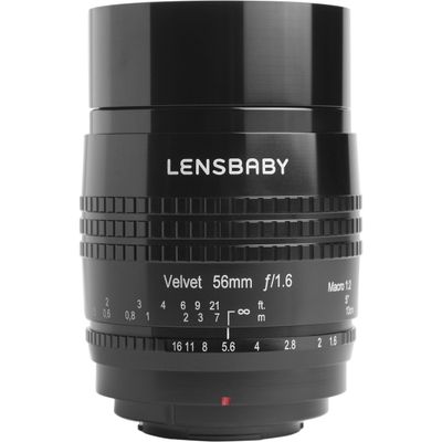 Lensbaby Velvet 56mm Obiectiv Foto Mirrorless F1.6 Montura Nikon Z Negru
