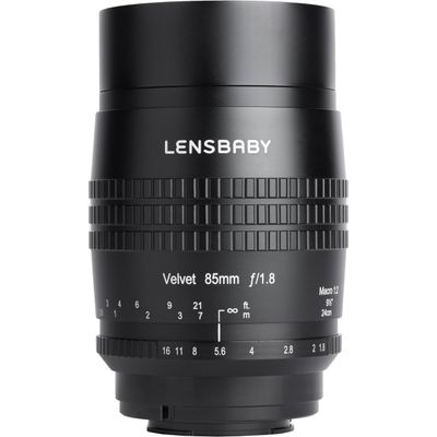 Lensbaby Velvet 85mm Obiectiv Foto Mirrorless F1.8 Montura Canon RF Negru