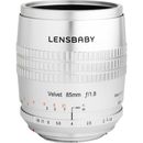 Lensbaby Velvet 85mm Obiectiv Foto DSLR F1.8 SE Montura Canon EF Argintiu