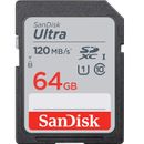 SanDisk SD Ultra Card de Memorie 64GB SDXC 120MB/s UHS-I Class 10