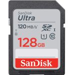 SanDisk SD Ultra Card de Memorie 128GB SDXC 120MB/s UHS-I Clasa 10