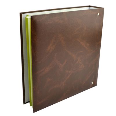 Album Foto Clasic cu 50 File Autoadezive 23x28 cm Maro