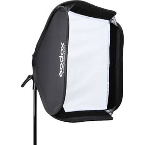 Godox SGUV6060 Softbox Pliabil 60x60 cm Kit cu Suport S2-Type, Difuzie si Husa