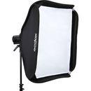 Godox SGUV8080 Softbox Pliabil 80x80 cm Kit cu Suport S2-Type, Difuzie si Husa