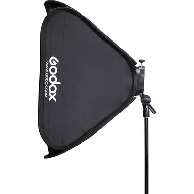 Godox SGUV8080 Softbox Pliabil 80x80 cm Kit cu Suport S2-Type, Difuzie si Husa