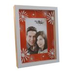 Rama-Foto-Alba-cu-Motiv-Floral-10x15cm