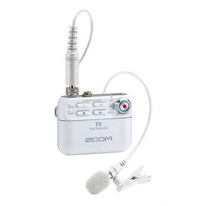 Zoom F2 White Recorder Portabil cu Microfon Lavaliera