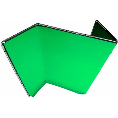 Manfrotto Fundal Chroma Key Verde Panoramic cu Cadru Inclus 4x2.90m