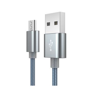 Devia Cablu Gracious MicroUSB Gray (1.5m, impletitura textila)