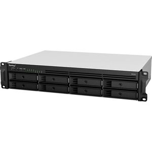 Synology RS1221+ NAS Rackmount 8-Bay AMD Ryzen V1500B 4-Core 2.2 GHz 4GB DDR4