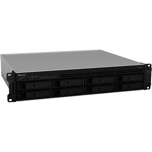 Synology RS1221RP+ NAS Rackmount 8-Bay  AMD Ryzen V1500B 4-Core 2.2 GHz 4GB DDR4