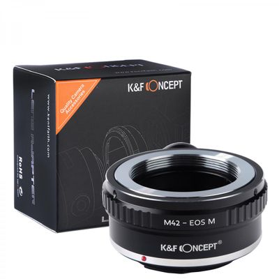 K&F M42-EOS Inel Adaptor M42 la Canon EOS M cu Suport Trepied