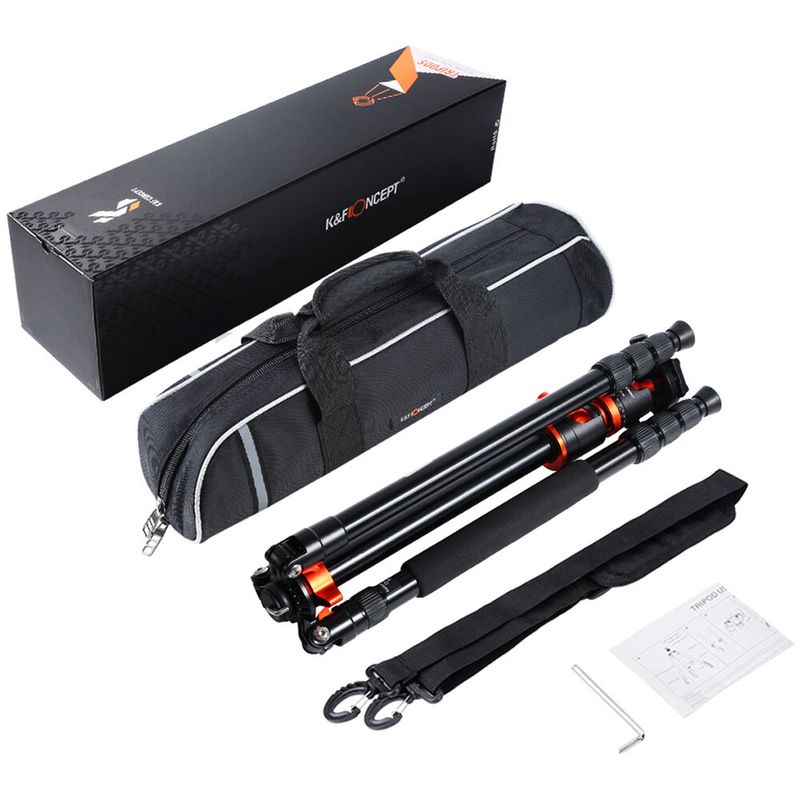 K-F-SA254T2-DSLR-Trepied-Monopied-din-Aluminiu-cu-Cap-Bila-si-Placuta-Quick-Release.7